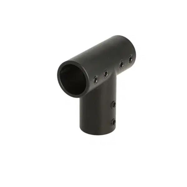 SISO X-Spojnik T za Cev ø19mm Črn Inox AISI 304