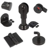 SISO X-Okovje PVC za WC Kabine Črn Levi (12-18mm)