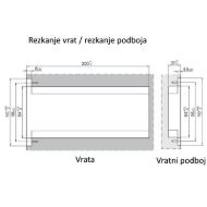 Skrito samozapiralo Krona Koblenz KIKER 60kg-mere