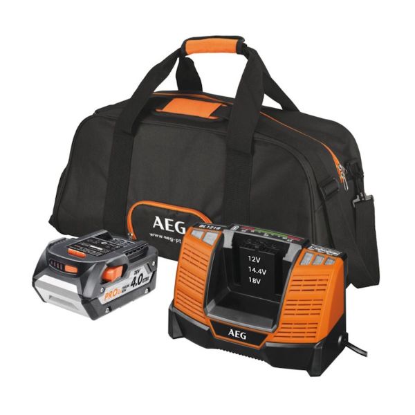 AEG SET L1840S baterija 4.0 Ah + polnilnik 18V