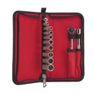 Milwaukee 4822 9001 3/8" Raglja z Nastavki (12 delni)