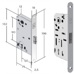 Bonaiti Ključavnica na magnet”KLJUČ”satinirana