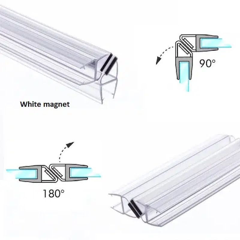 SISO magnetno tesnilo za tuš kabino 6 mm 15.22.305-1